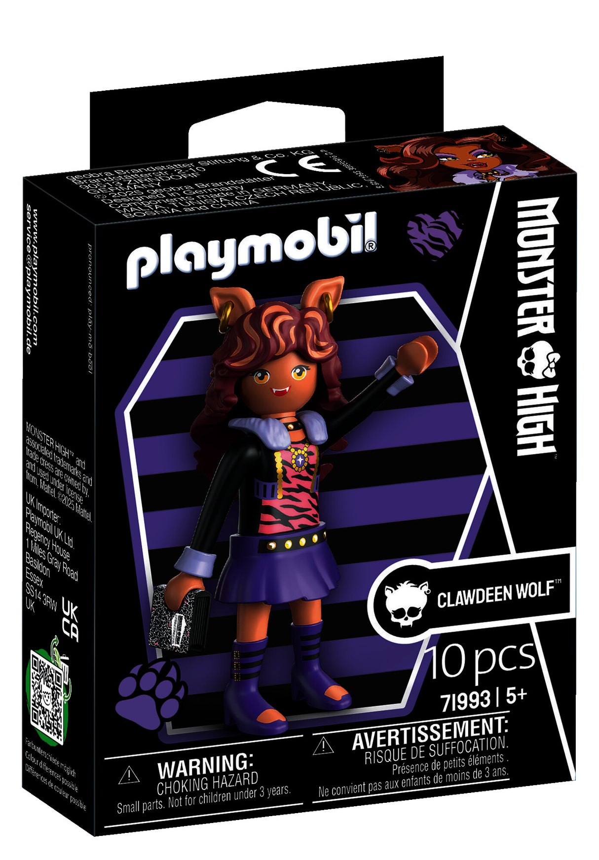 Playmobil - Playmobil X Monster High Clawdeen Wolf