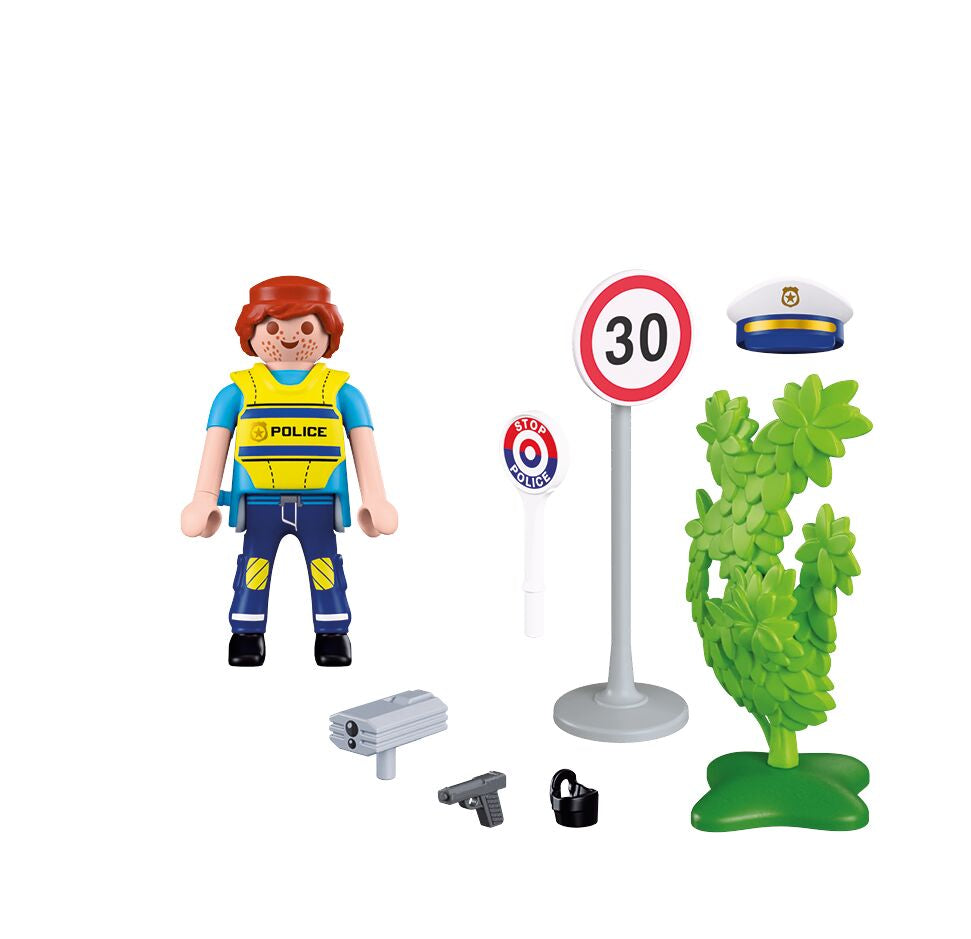 Playmobil - Police officer with speed detector