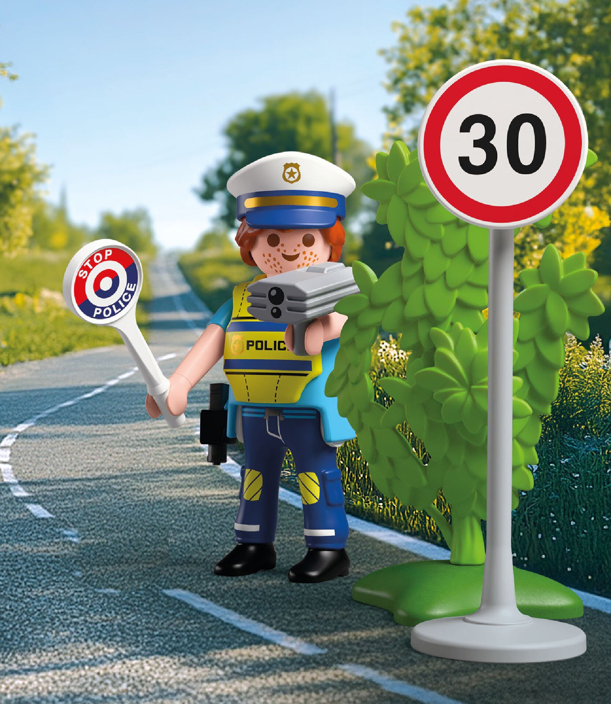 Playmobil - Police officer with speed detector