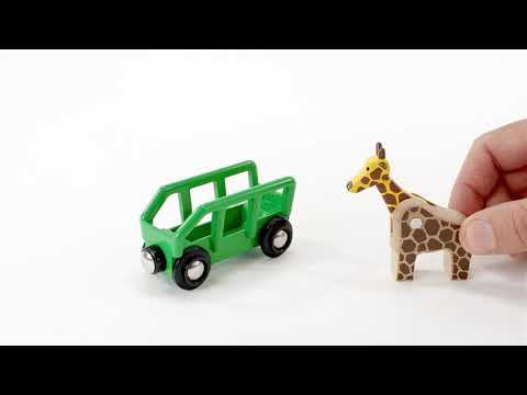 BRIO - Giraffe and Wagon 2 pieces