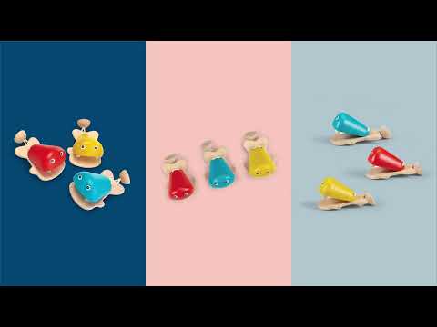 Plantoys - Fish Castanet-Orange