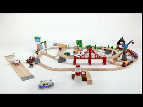 BRIO - Railway World Deluxe Set 106 pieces