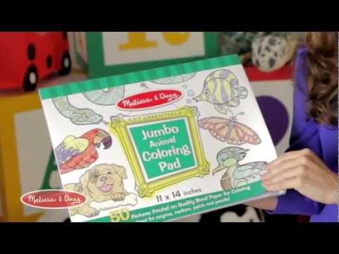M&D - Jumbo Colouring Pad - Princess & Fairy