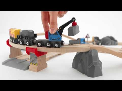 BRIO - Rail & Road Loading Set 32 pieces
