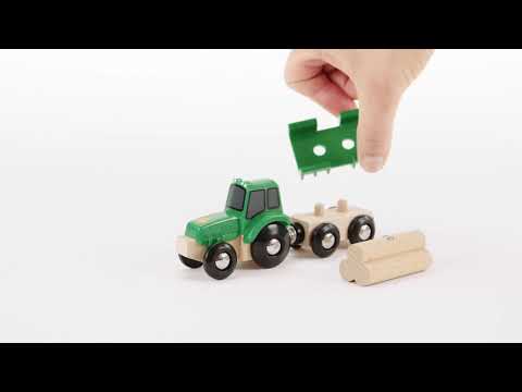 BRIO - Farm Tractor with Load 3 pieces