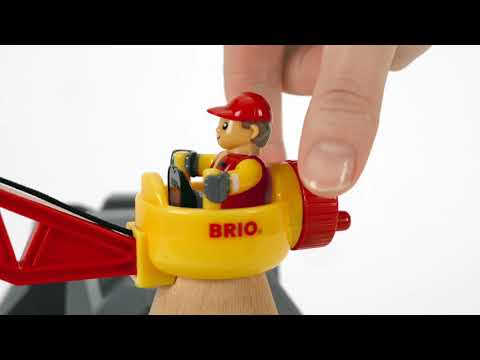 BRIO - Crane and Mountain Tunnel 7 pieces