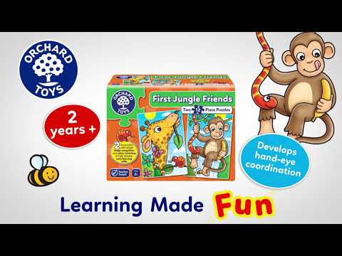 Orchard Jigsaw - First Jungle Friends 2 x 12 pc