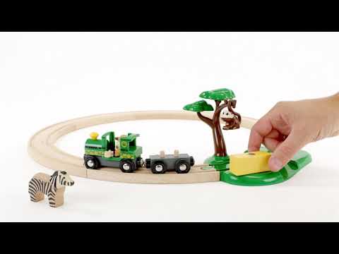 BRIO - Safari Railway Set 17 pieces