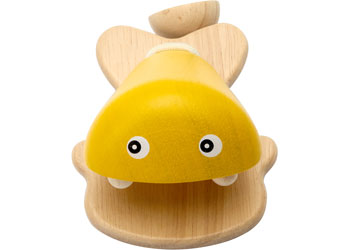 Plantoys - Fish Castanet-Yellow - Modern Brands Australia