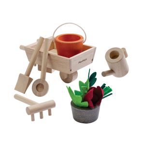 PlanToys - Garden Wheelbarrow Set