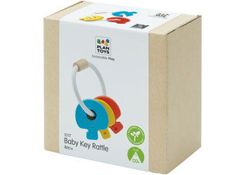 PlanToys - Baby Key Rattle - Modern Brands Australia