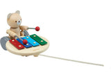 PlanToys - Pull-Along Musical Bear - Modern Brands Australia