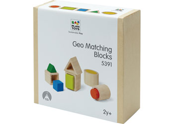 PlanToys - Geo Matching Boxes - Modern Brands Australia