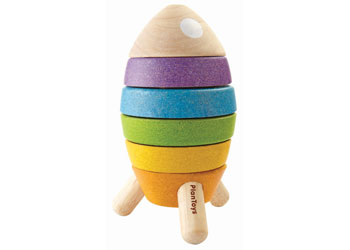 PlanToys - Stacking Rocket - Modern Brands Australia