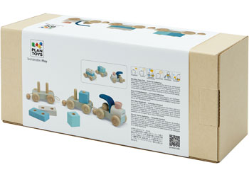 PlanToys - Stacking Train Trio - Modern Brands Australia