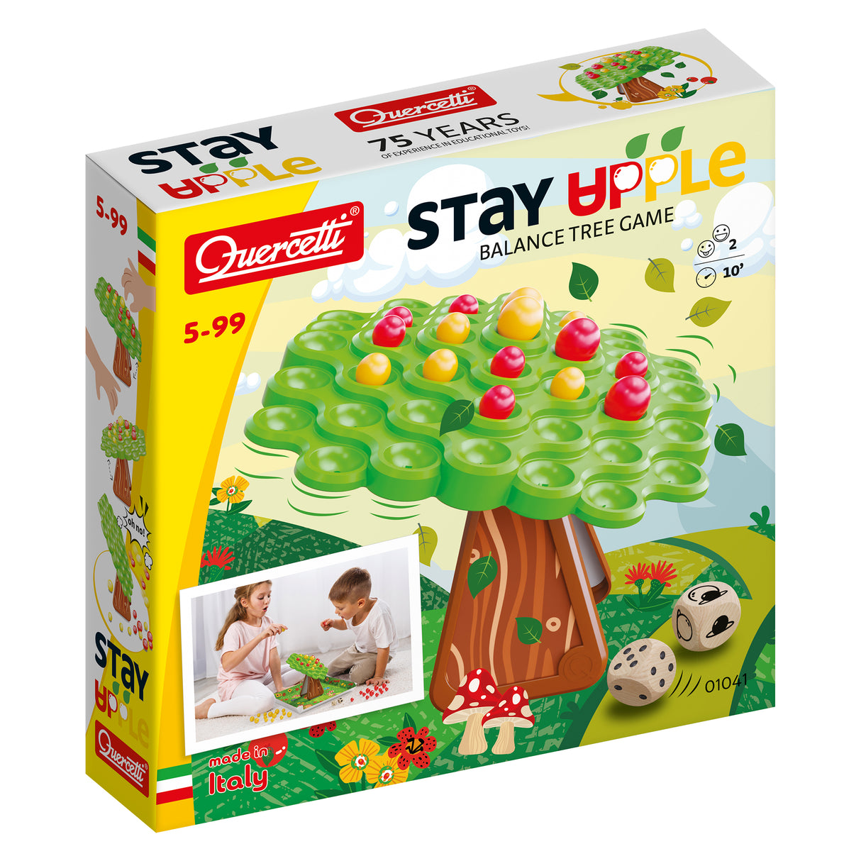 Quercetti - Stay Apple - Balance Game