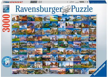 Rburg - 99 Beautiful Places of Europe 3000p - Modern Brands Australia