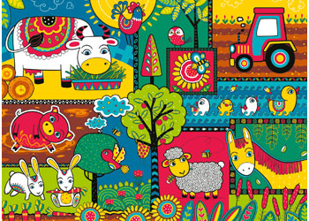 Ravensburger A Day at the Farm Puzzle 60 Pieces - Modern Brands Australia