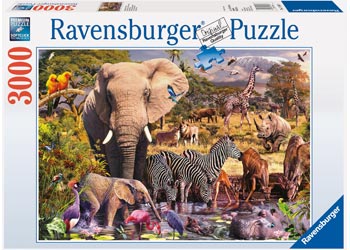 Ravensburger - African Animal World Puzzle Puzzle 3000p - Modern Brands Australia