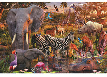 Ravensburger - African Animal World Puzzle Puzzle 3000p - Modern Brands Australia