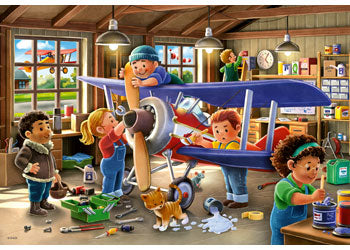 Ravensburger - Airplane & Train Repairs, 2x24pc - Modern Brands Australia