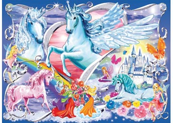 Ravensburger - Amazing Unicorns Puzzle Glitter 100p - Modern Brands Australia