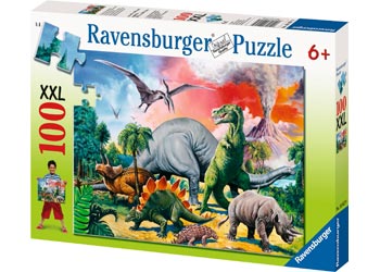 Ravensburger - Among The Dinosaurs Puzzle 100p - Modern Brands Australia