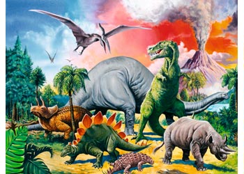 Ravensburger - Among The Dinosaurs Puzzle 100p - Modern Brands Australia