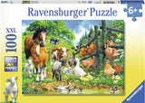 Rburg - Animal Get Together Puzzle 100p - Modern Brands Australia