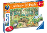 Ravensburger - Animals In Forest 2x12p - Modern Brands Australia