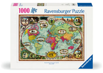 Rburg - Around the World by Bike Puzzle 1000p - Modern Brands Australia