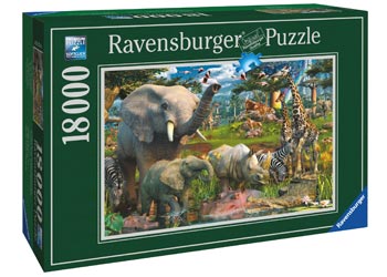 Rburg - At the Waterhole Puzzle 18000p - Modern Brands Australia
