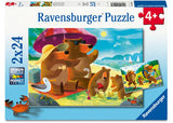 Ravensburger Bear Family Vacations Puzzle 2x24 Pieces - Modern Brands Australia