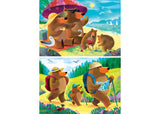 Ravensburger Bear Family Vacations Puzzle 2x24 Pieces - Modern Brands Australia