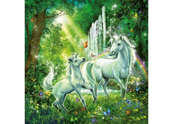 Rburg - Beautiful Unicorns Puzzle 3x49p - Modern Brands Australia
