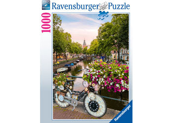 Rburg - Bicycle and Flowers in Amsterdam 1000p - Modern Brands Australia