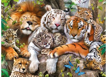 Rburg - Big Cat Nap Puzzle 200p - Modern Brands Australia