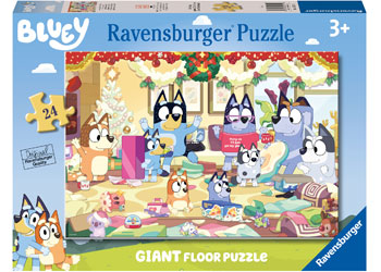Ravensburger - Bluey Christmas Giant Floor Puzzle 24p - Modern Brands Australia