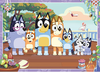 Ravensburger - Bluey Family Time Giant Floor Puzzle 24p - Modern Brands Australia