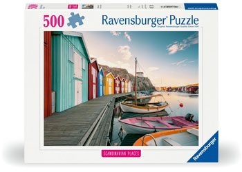 Rburg - Boathouses In Smogen Puzzle 500p - Modern Brands Australia