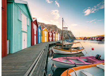 Rburg - Boathouses In Smogen Puzzle 500p - Modern Brands Australia