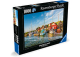 Ravensburger - Colourful Harbourside Germany Puzzle 1000p - Modern Brands Australia