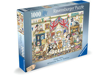 Ravensburger - Crazy Cats Afternoon Tea Tiddles 1000p - Modern Brands Australia
