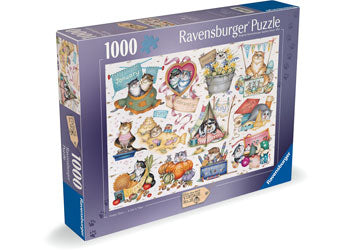 Rburg - Crazy Cats: Cat's Calendar 1000p - Modern Brands Australia