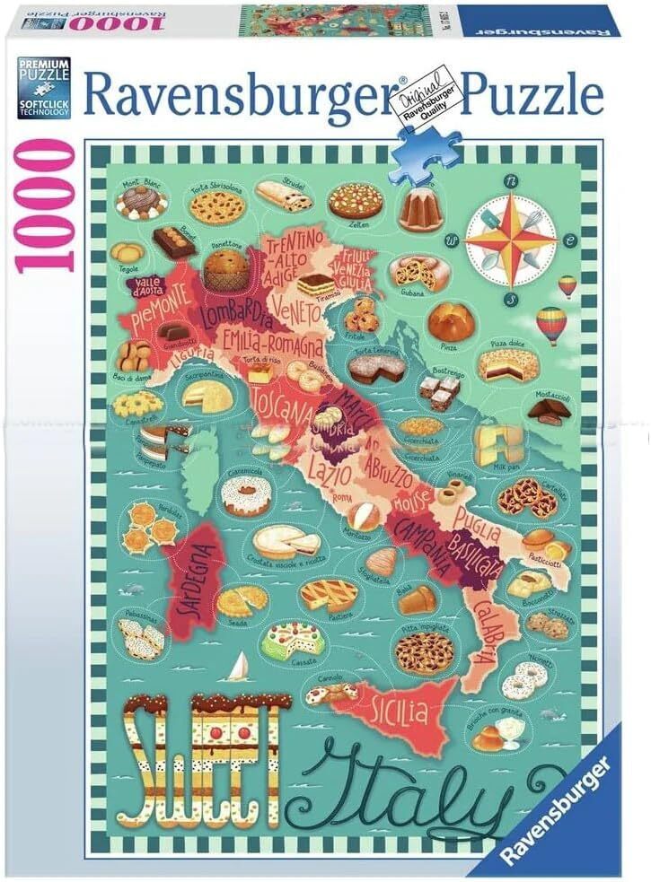 Ravensburger - Dessert Tour Of Italy Puzzle 1000p - Modern Brands Australia