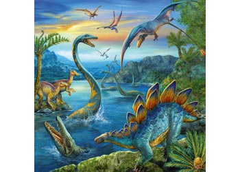 Rburg - Dinosaur Fascination Puzzle 3x49p - Modern Brands Australia