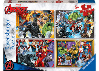 Ravensburger Disney Marvel Avengers Bumper Pack 4x100 Pieces - Modern Brands Australia