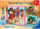 Ravensburger Disney Moana Off to New Adventures 3x49 Pieces - Modern Brands Australia