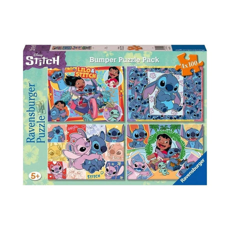 Ravensburger - Disney Stitch Bumper Pack 4x100p - Modern Brands Australia