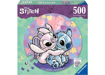 Ravensburger - Disney Stitch Round Puzzle 500pC - Modern Brands Australia